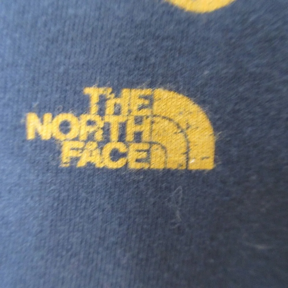 The North Face‎ Shirt Mens M Blue Cotton Logo Graphic Pocket Gorpcore Outdoor